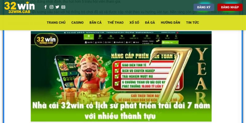 Đa dạng thể loại game 32win