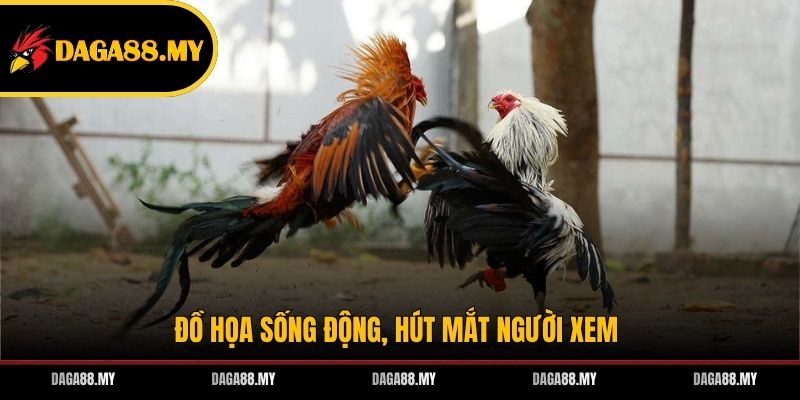Đồ họa sống động, hút mắt người xem