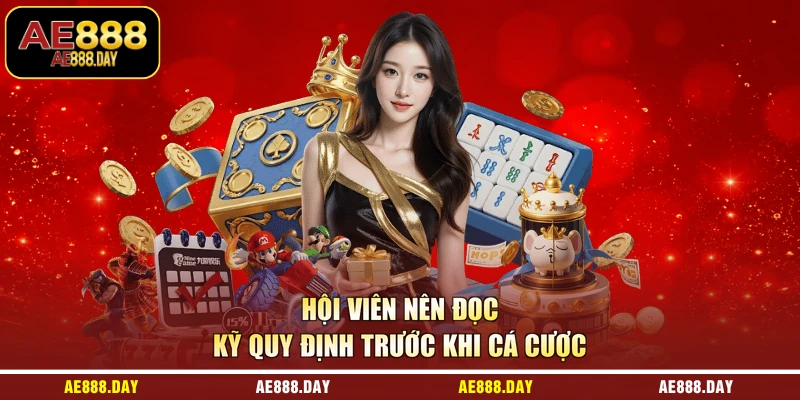 Hội viên nên đọc kỹ quy định trước khi cá cược Hội viên nên đọc kỹ quy định trước khi cá cược